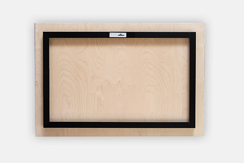 Tranquility by the Frozen Lake Metal print