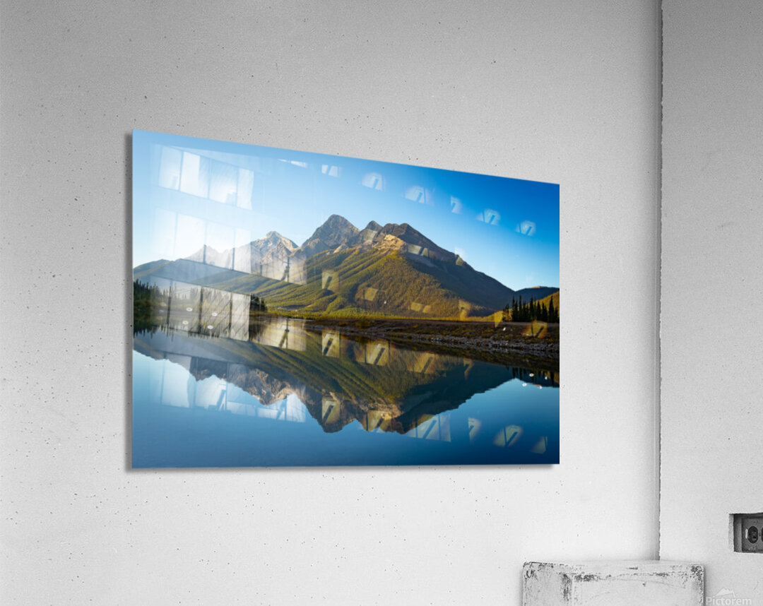 Goat Mountain s Magical Mirror Acrylic Print