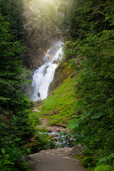 Embracing Bear Creek Falls  Majesty Print