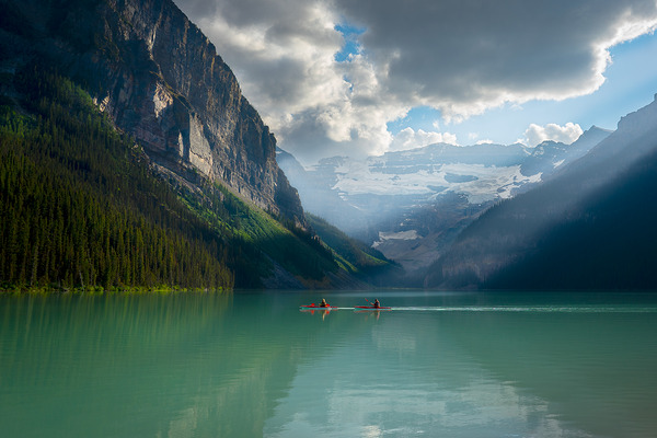 Serenity on Lake Louise Print