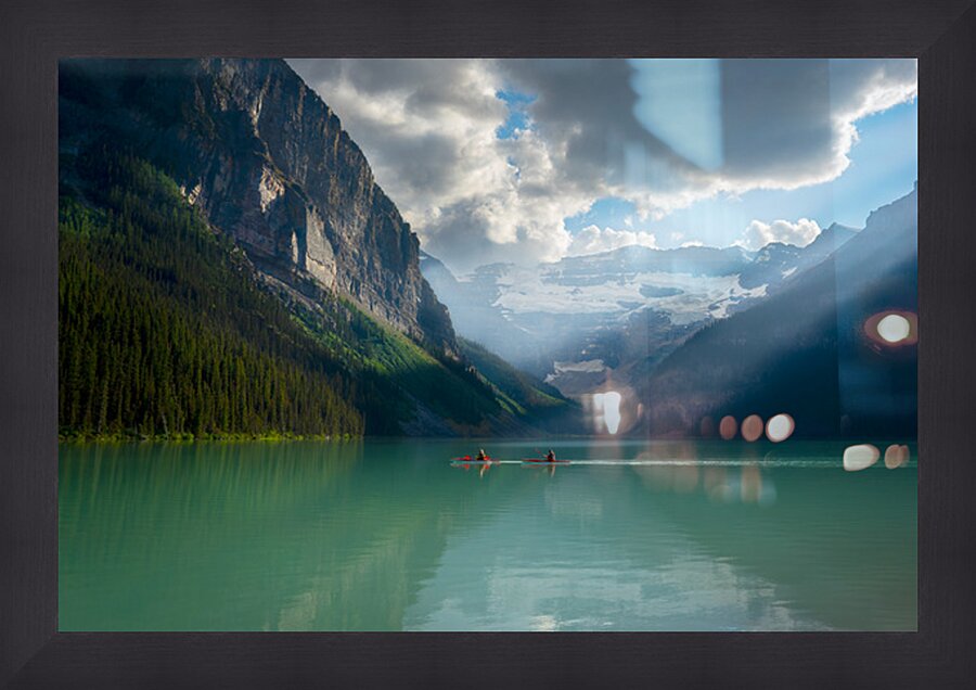 Serenity on Lake Louise Picture Frame print