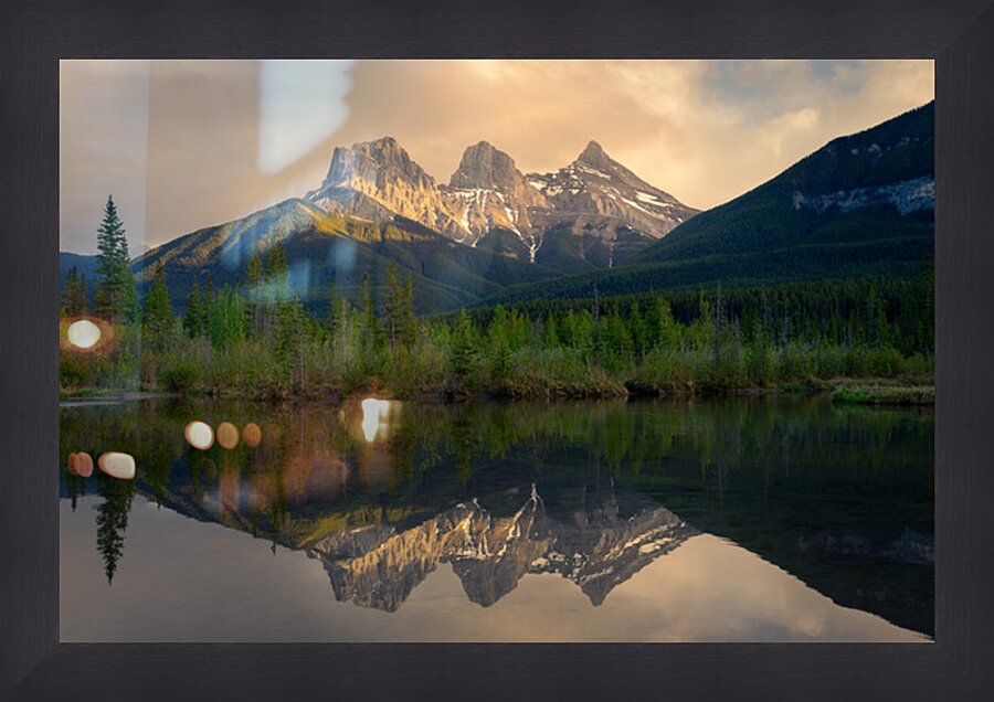 Sisters  Reflection Picture Frame print