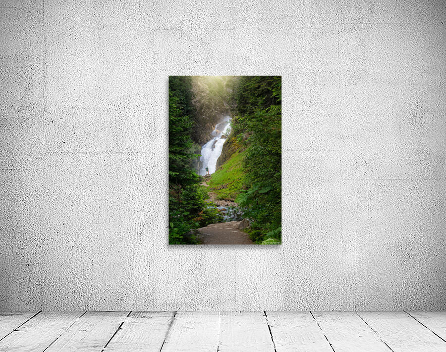 Embracing Bear Creek Falls  Majesty Wall Preview