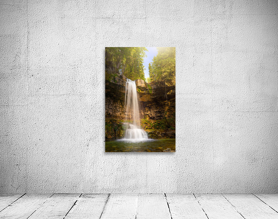 Golden Glow at Troll Falls Wall Preview