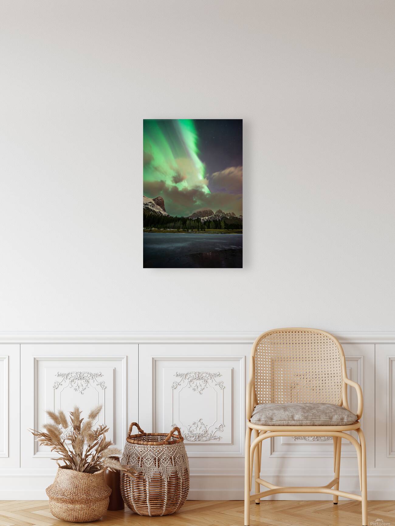 The Emerald Dance of the Lady in the Sky Reproduction